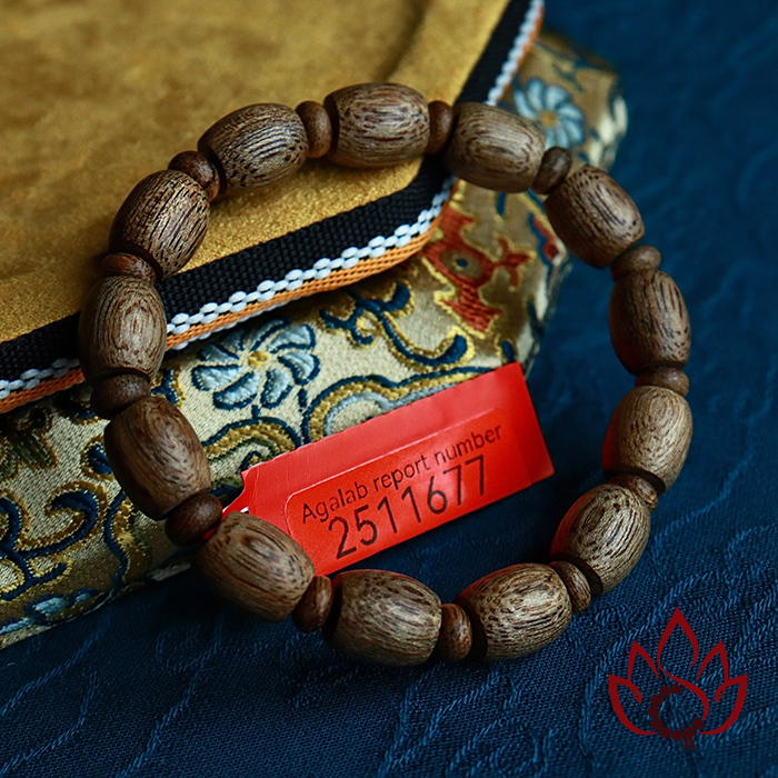 Vòng Trầm Hương Lu Trúc | 8 Ly | Trầm Tốc Kiến Tự Nhiên Lâu Năm